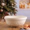 Mason Cash Deck The Halls Size 18 Cream Mixing Bowl, 2.85 Quart